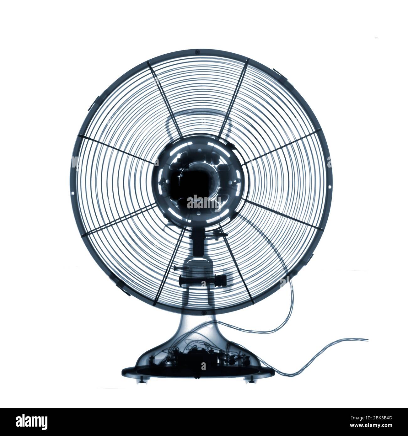 Electrical fan, X-ray. Stock Photo