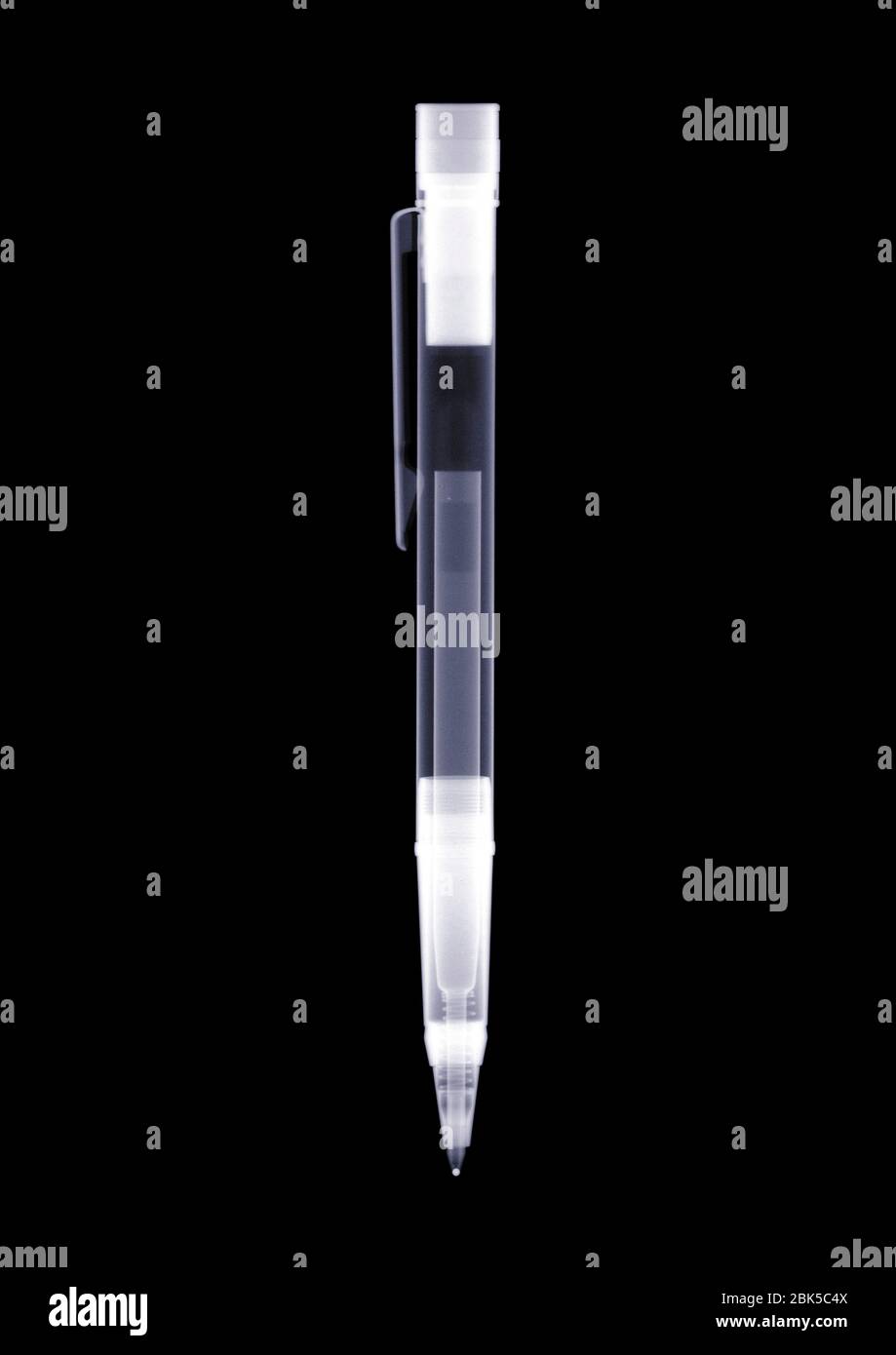 Pen, X-ray. Stock Photo