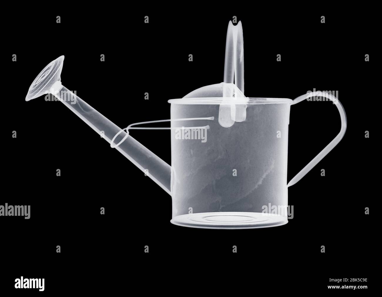 watering can, X-ray. Stock Photo