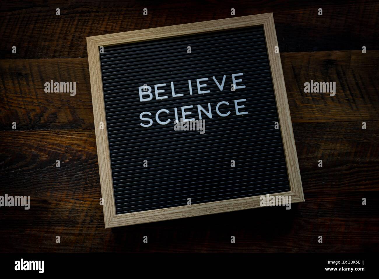 Belive Science Stock Photo