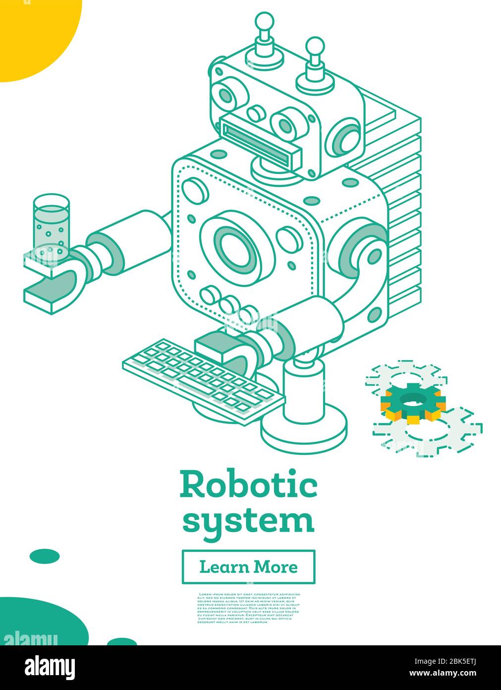 Robot character development Stock Vector Images - Alamy
