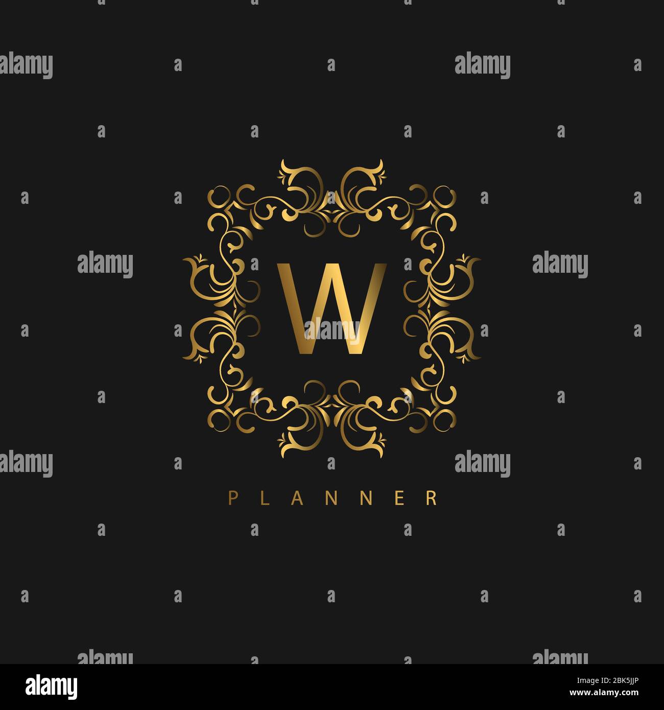Premium luxury golden floral symbol hi-res stock photography and images ...