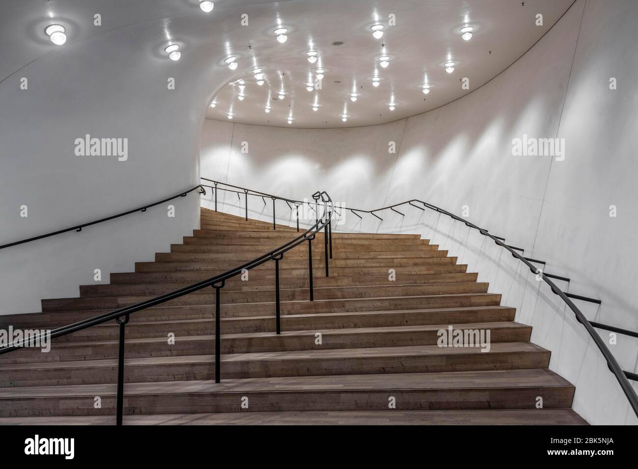 Elbphilharmonie hamburg germany interior staircase hi-res stock ...