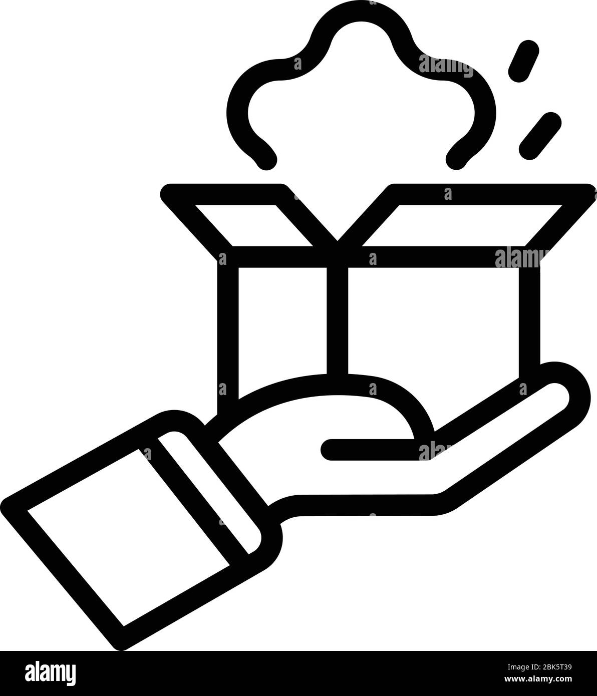 Take project box icon, outline style Stock Vector Image & Art Alamy