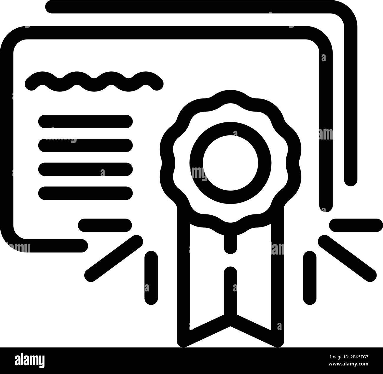 Diploma glyph black icon hi-res stock photography and images - Alamy