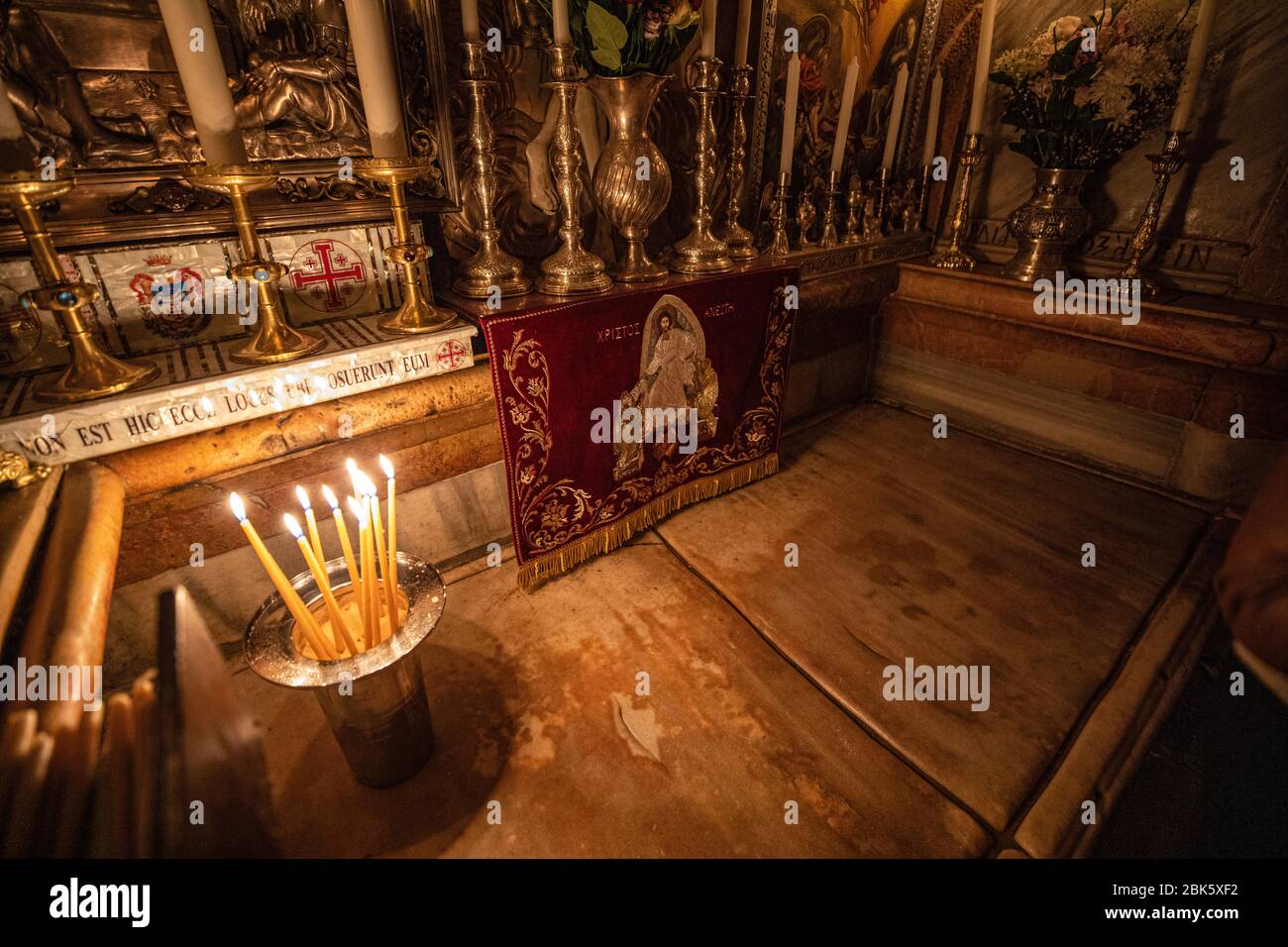 Church of Holy Sepulcher in Jerusalem, Israel Stock Photo