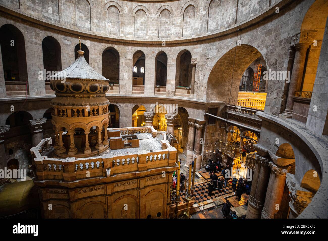 Church of Holy Sepulcher in Jerusalem, Israel Stock Photo