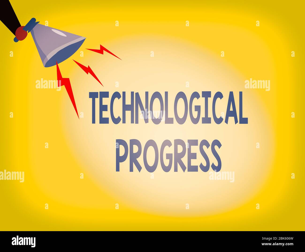 Writing note showing Technological Progress. Business concept for ...