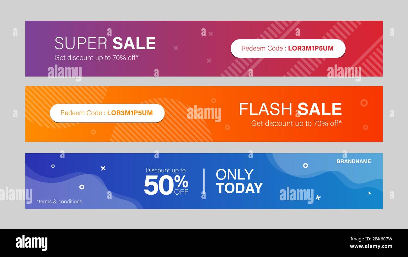 Sale mobile banner for website or ads. Promotion sale banner