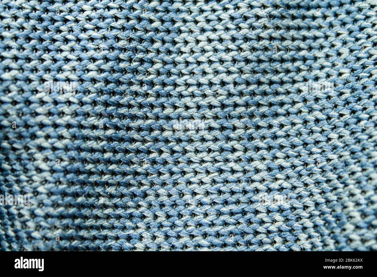 Embroidered fabric texture in blue Stock Photo Alamy