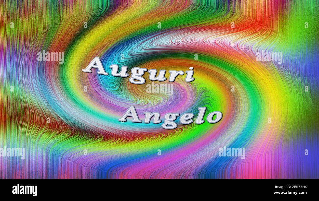 auguri enzo angelo Stock Photo - Alamy