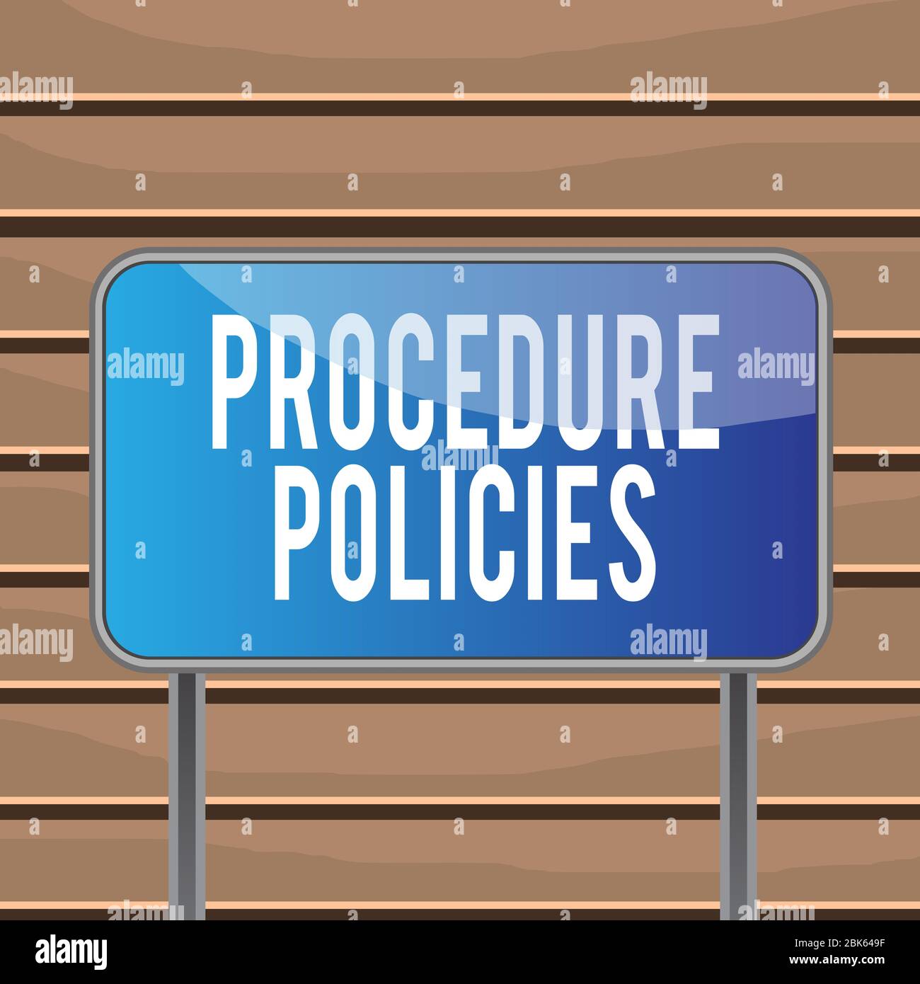 Conceptual hand writing showing Procedure Policies. Concept meaning