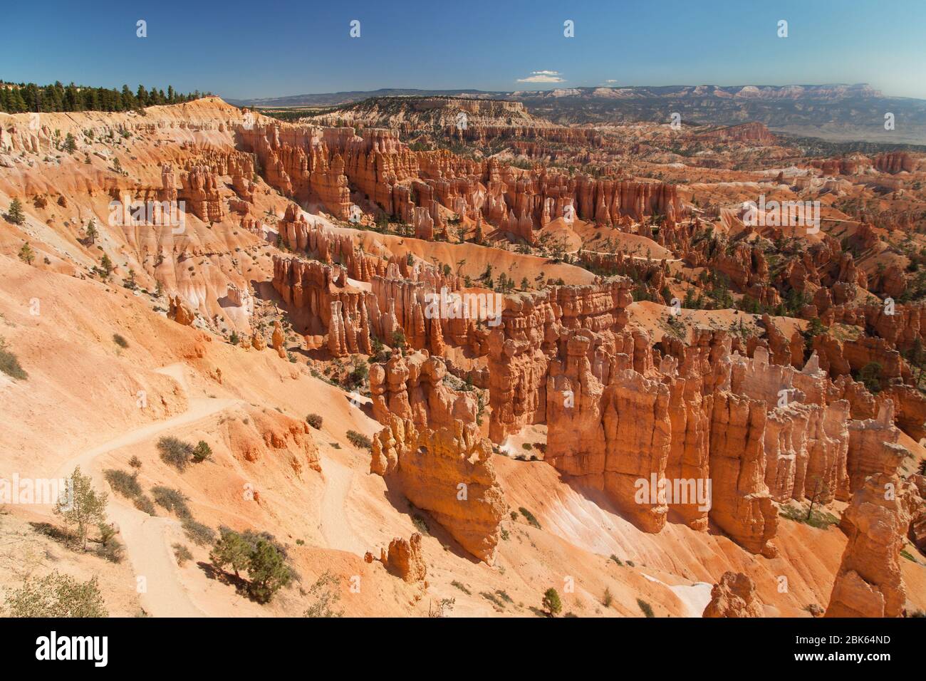 Bryce Canyon from Sunset Point, Bryce Canyon National Park, Utah, United States. Stock Photo