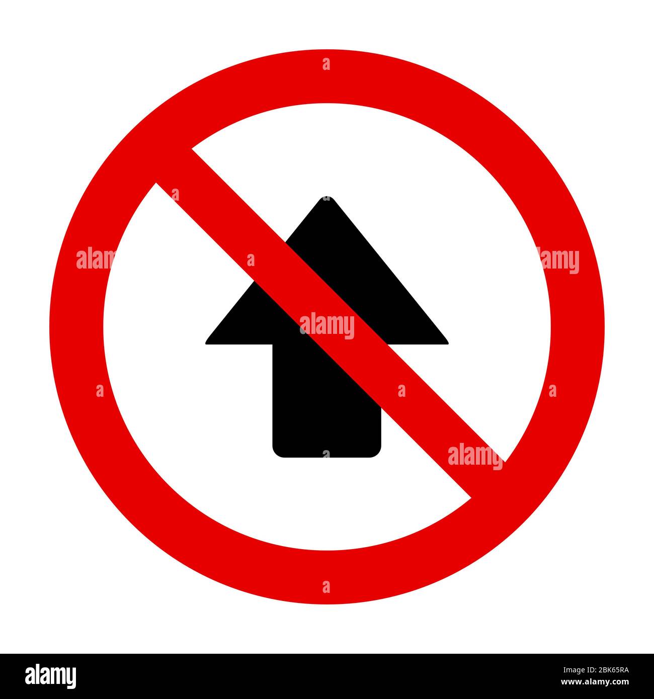 up-arrow-and-prohibition-sign-stock-photo-alamy