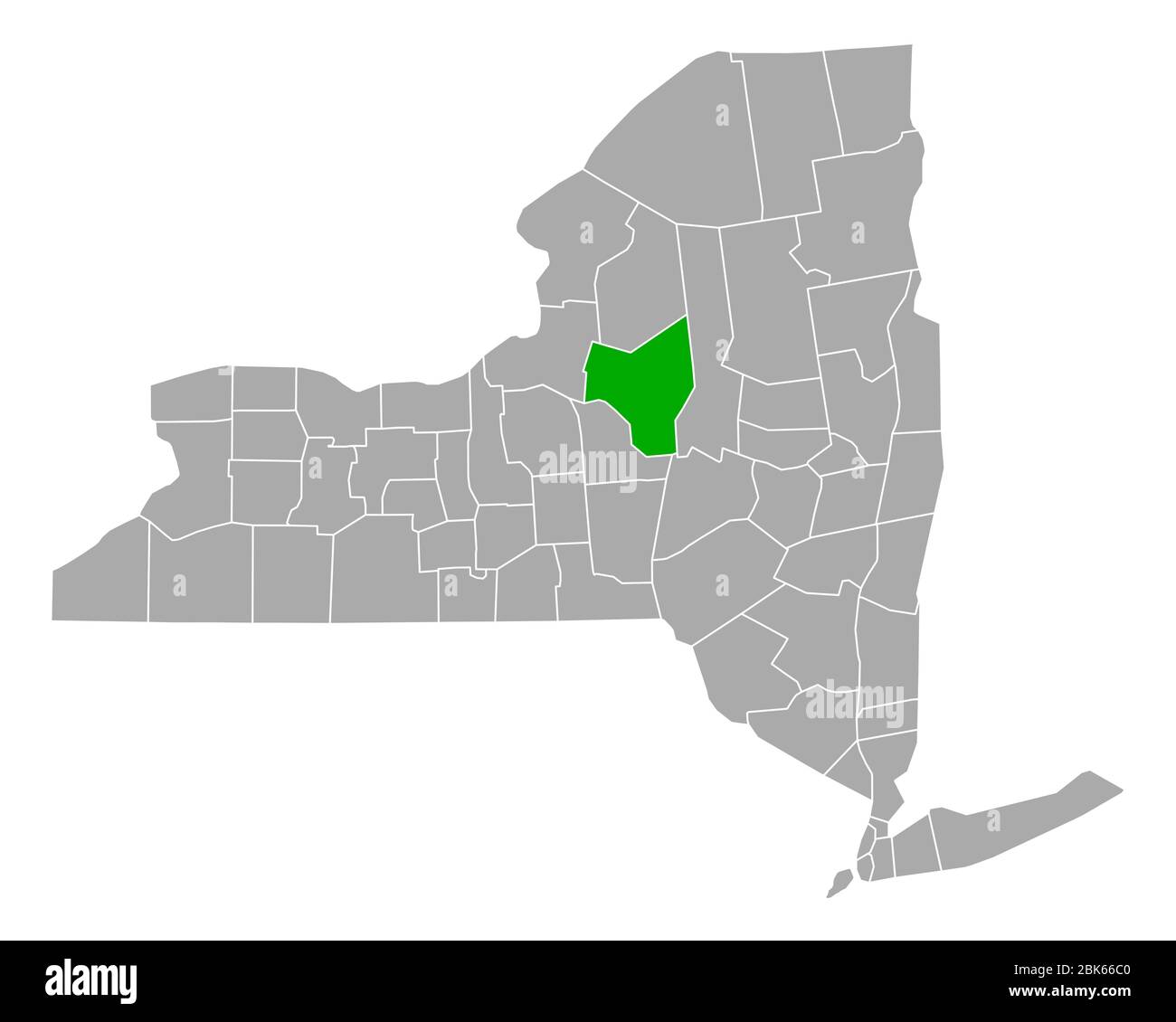 Map of Oneida in New York Stock Photo Alamy