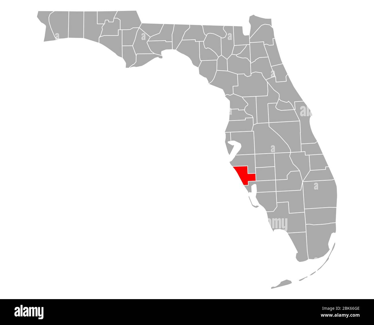 Show Sarasota Florida On Map Sarasota Map Cut Out Stock Images & Pictures - Alamy