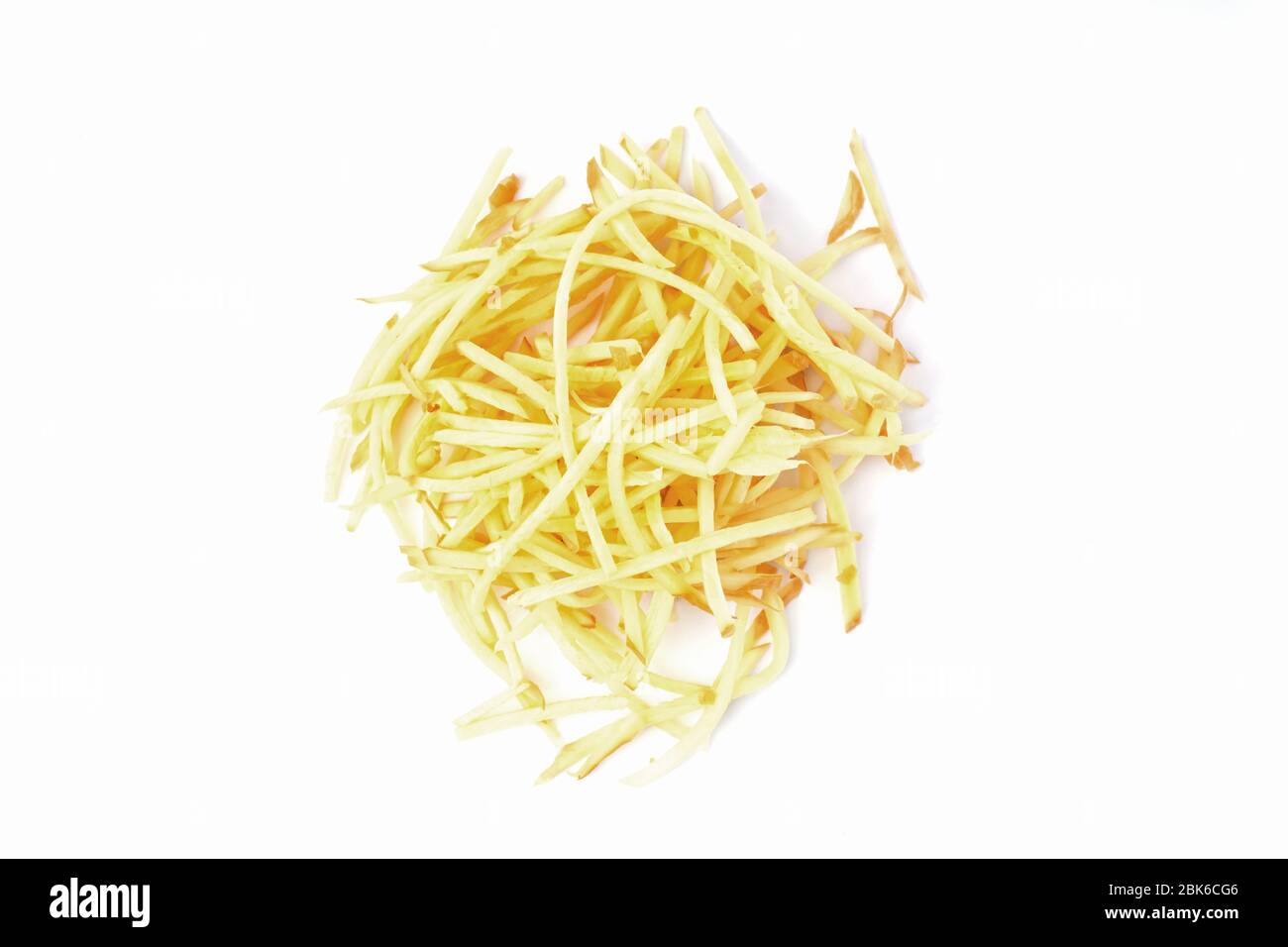 Sliced ​​ginger isolated on white background Stock Photo