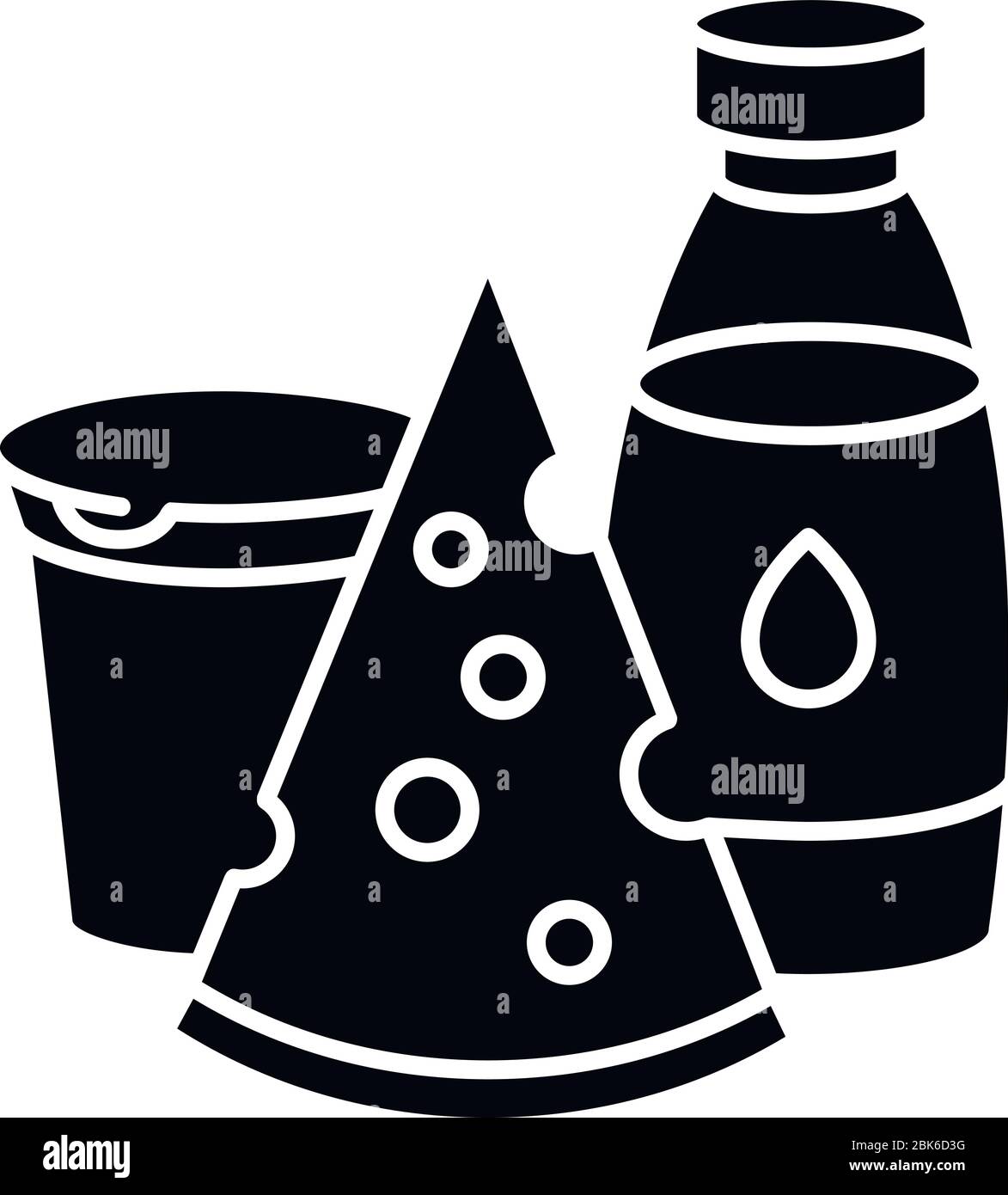 Dairy black glyph icon Stock Vector Image & Art - Alamy