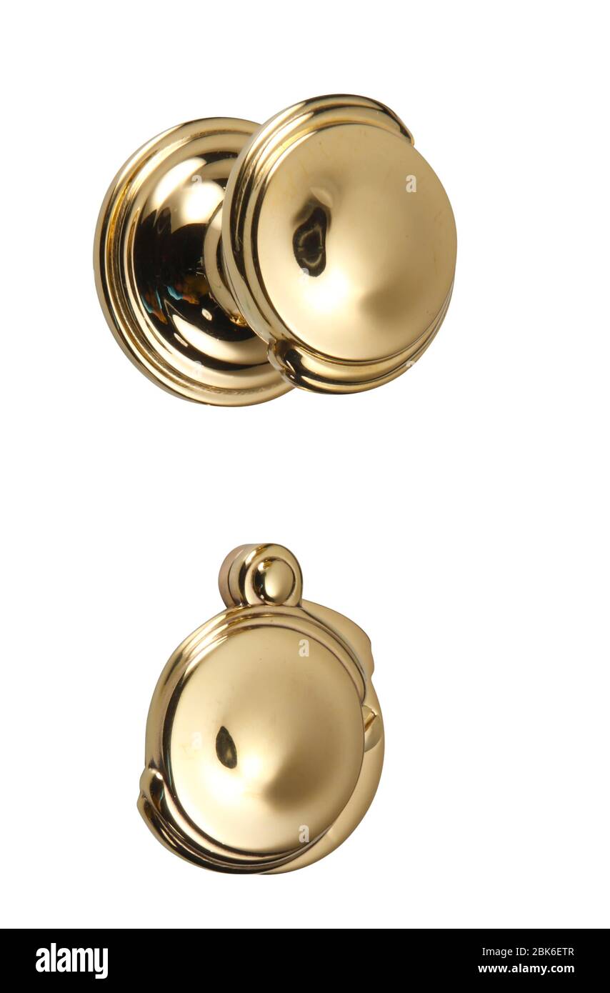 Brass fittings & ironmongery Stock Photo Alamy