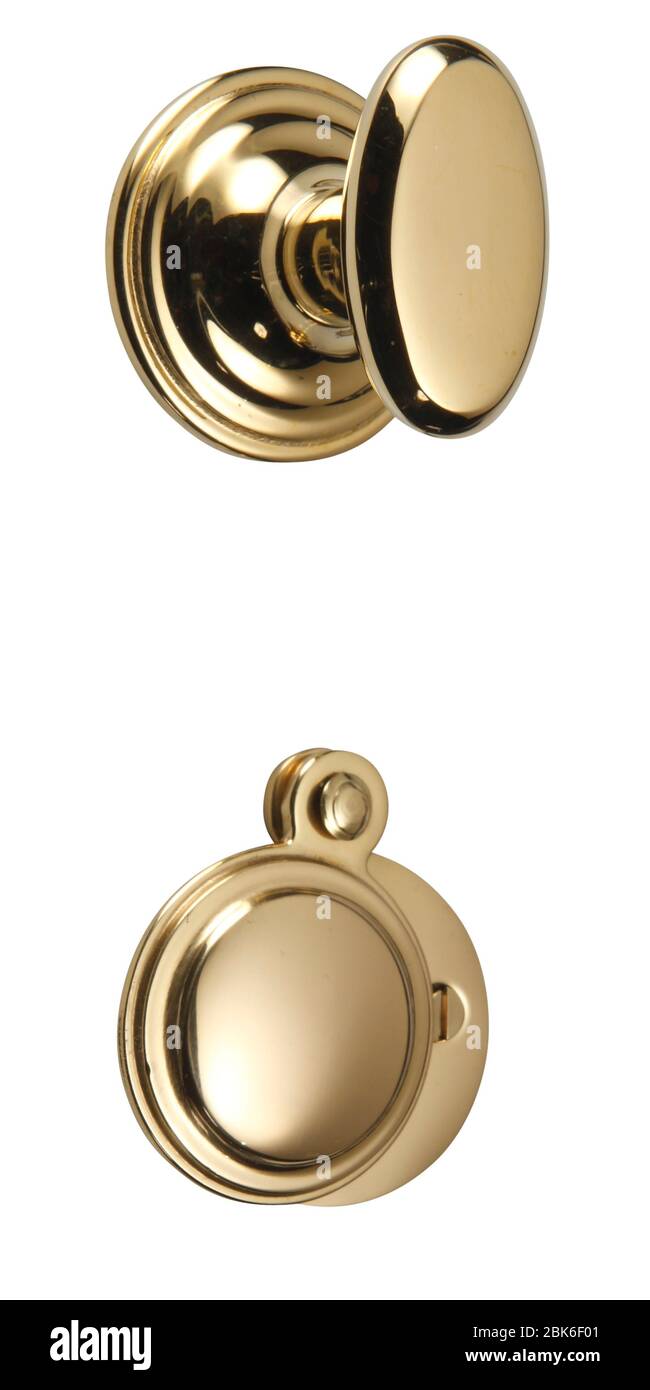 Brass fittings & ironmongery Stock Photo Alamy