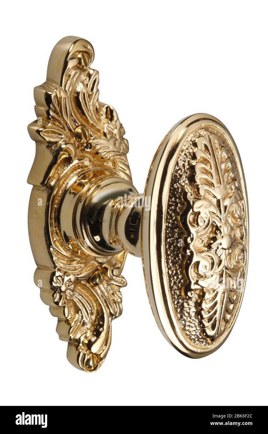 Brass fittings & ironmongery Stock Photo Alamy