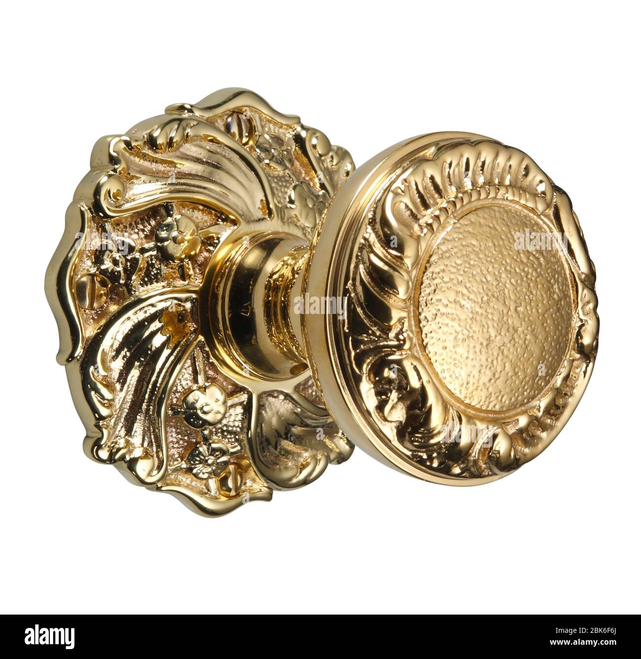Brass fittings & ironmongery Stock Photo