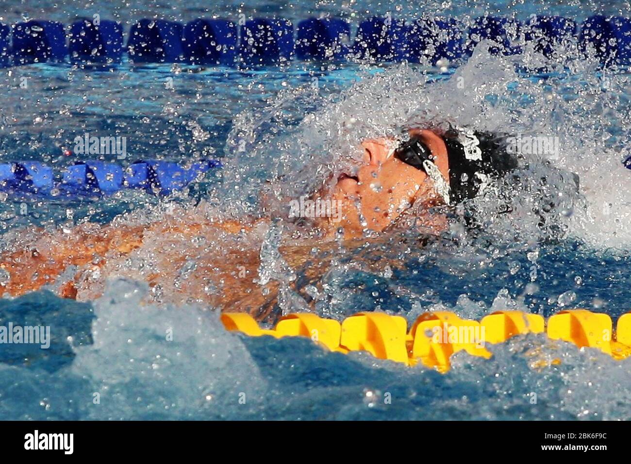 Aaron Peirsol of USA During in Finale 200 M Dos Men  World Championship 2009, 2009 in Rome, Italy Photo Laurent Lairys / DPPI Stock Photo