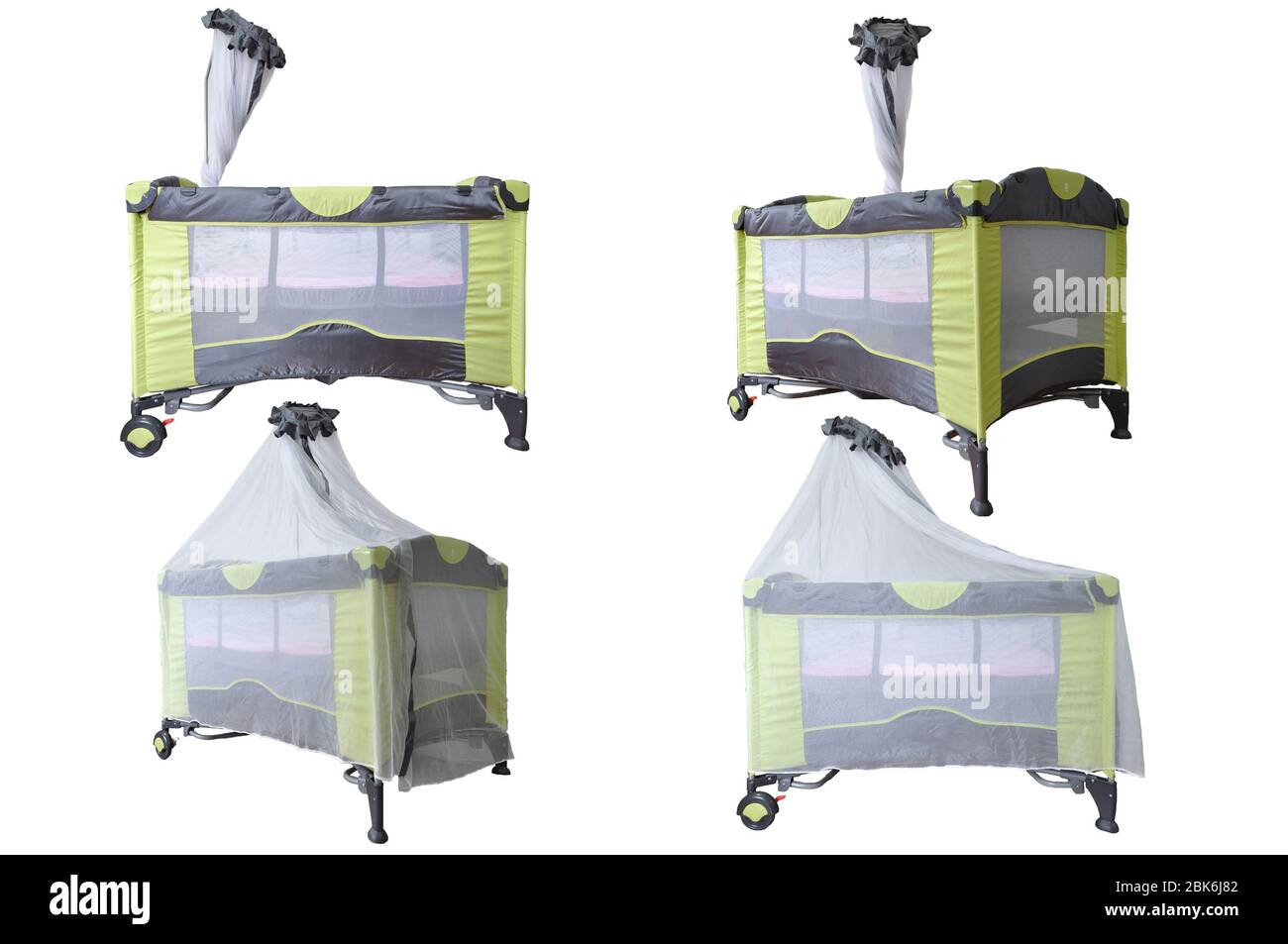 New style of child crib cover with its net Stock Photo Alamy