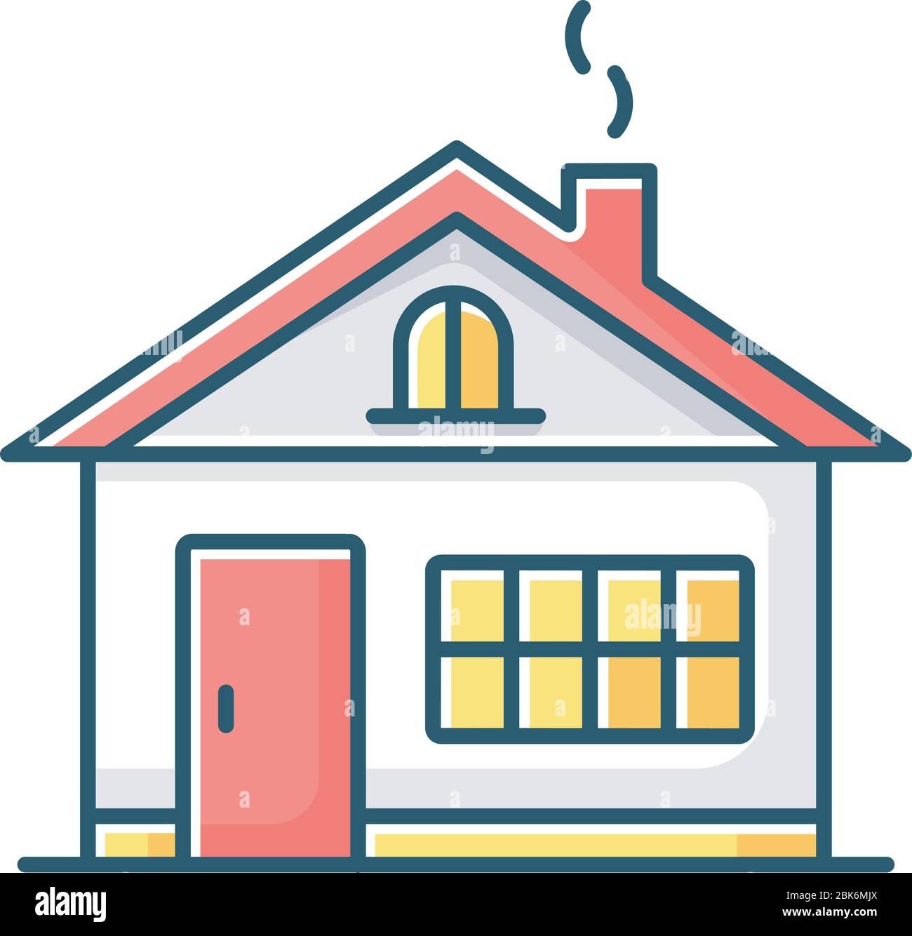 House RGB color icon Stock Vector Image & Art Alamy
