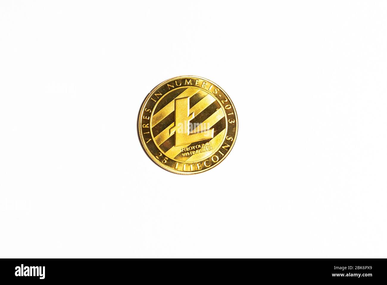 Yellow litecoin Cut Out Stock Images & Pictures - Alamy