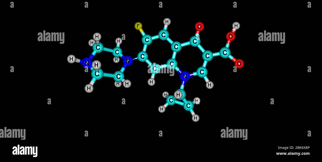 Ciprofloxacin is an antibiotic used to treat a number of bacterial