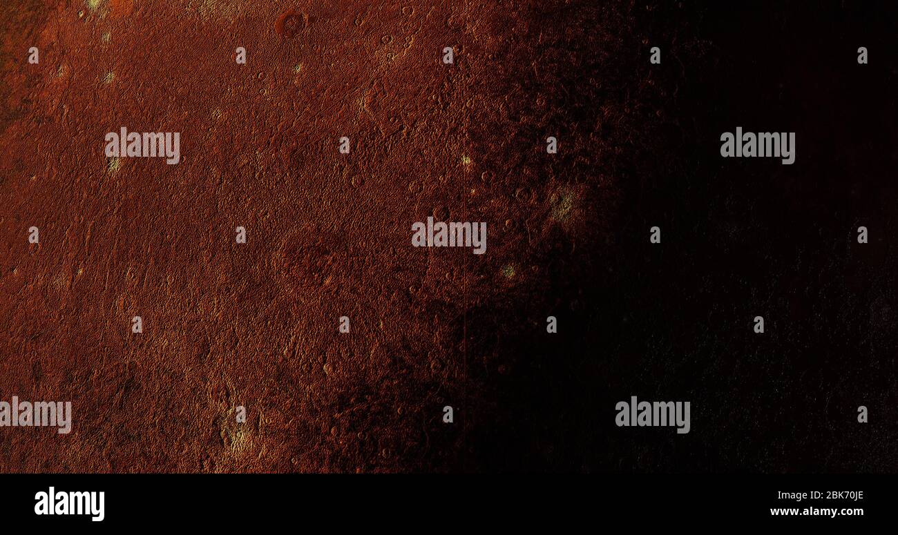 Red Planet Texture Background Image. Red galaxy in space. Stock Photo