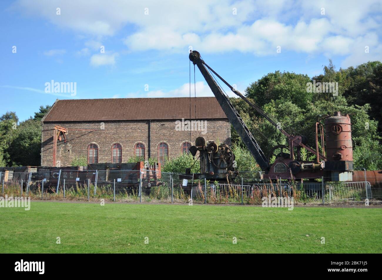 Prestongrange Museum is an industrial museum between Musselburgh and Prestonpans in Scotland on the site of the National Mining Museum. Stock Photo