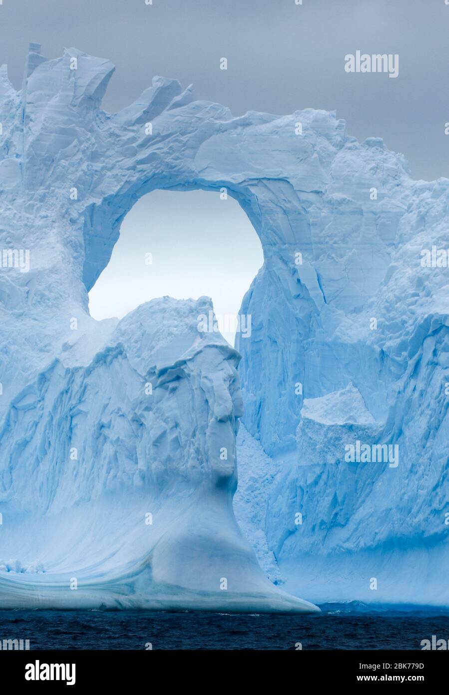 Iceberg off South Georgia Antarctica November Stock Photo