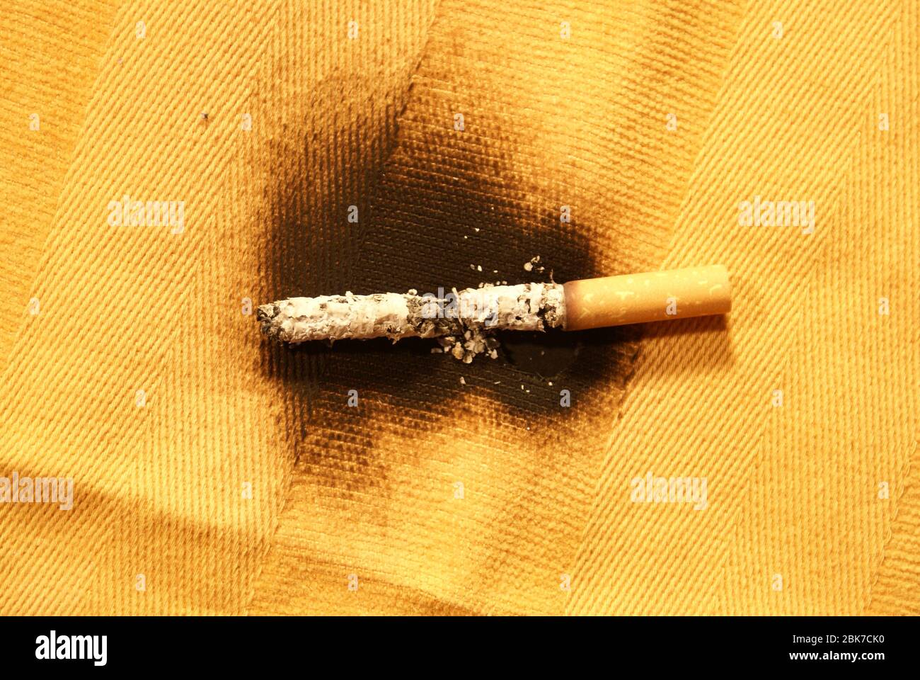 house fire, smoking in bed Stock Photo Alamy