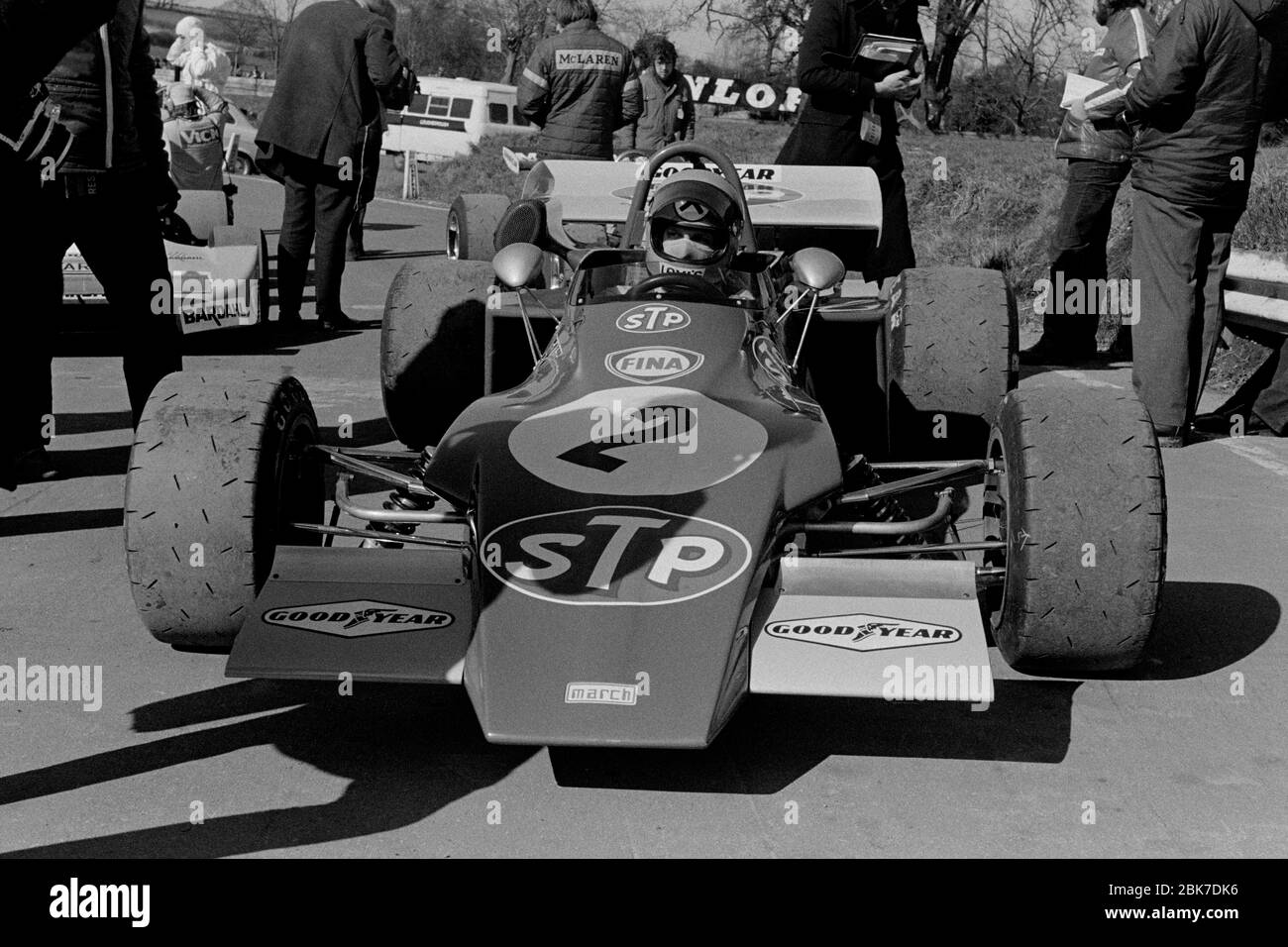 Niki Lauda, John Player Formula 2 Championship Race 1972, European Championship for F2 Drivers Rd 1 John Player British F2 Championship  Rd 1, Mallory Park. Stock Photo