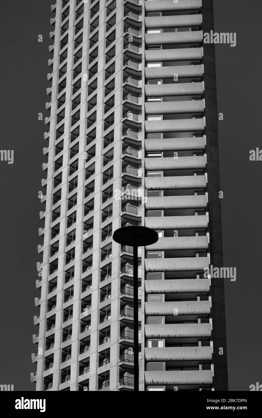 Concrete 1960s Brutalist Architecture Barbican Estate by Chamberlin ...