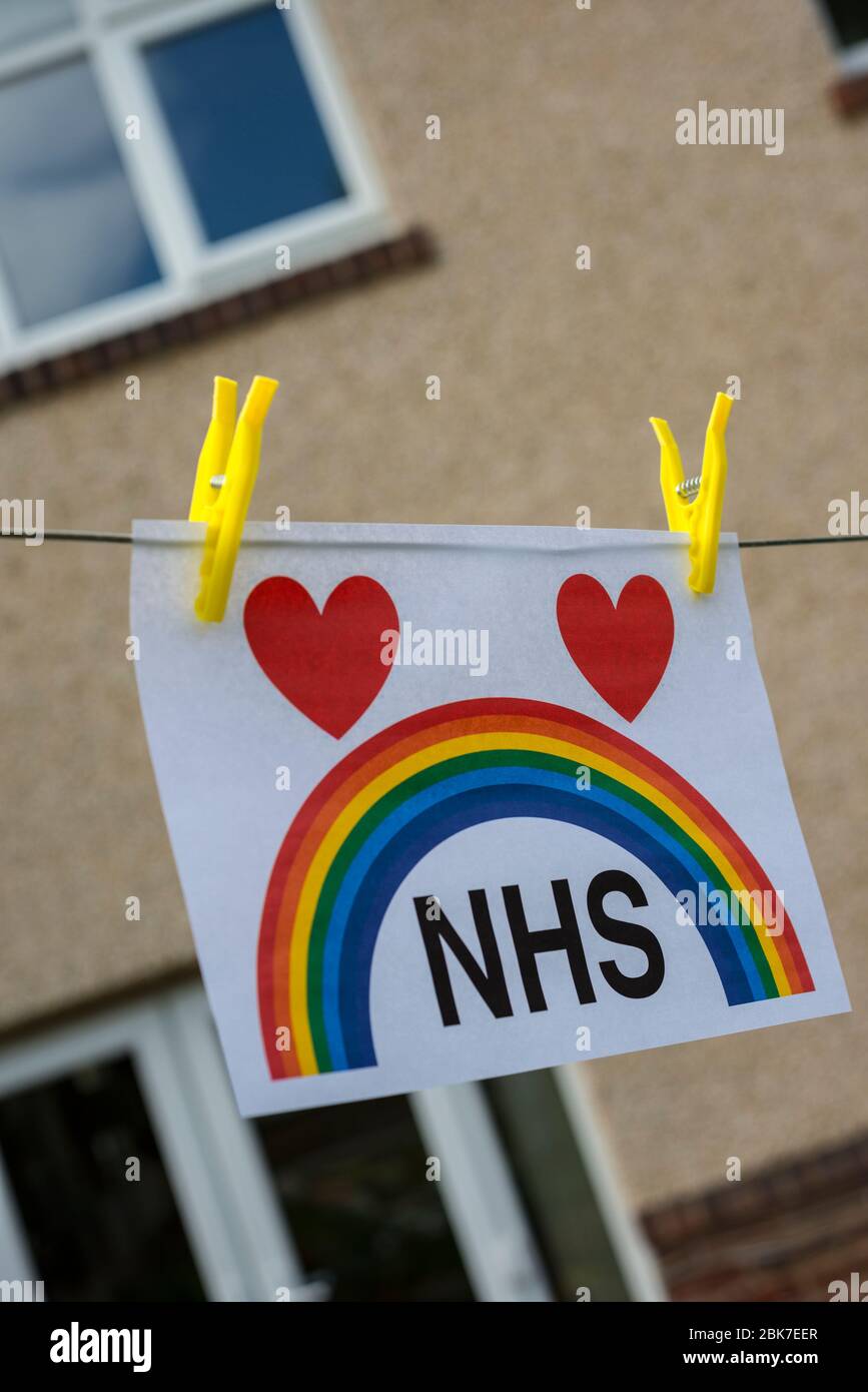 Nhs rainbow flag hires stock photography and images Alamy
