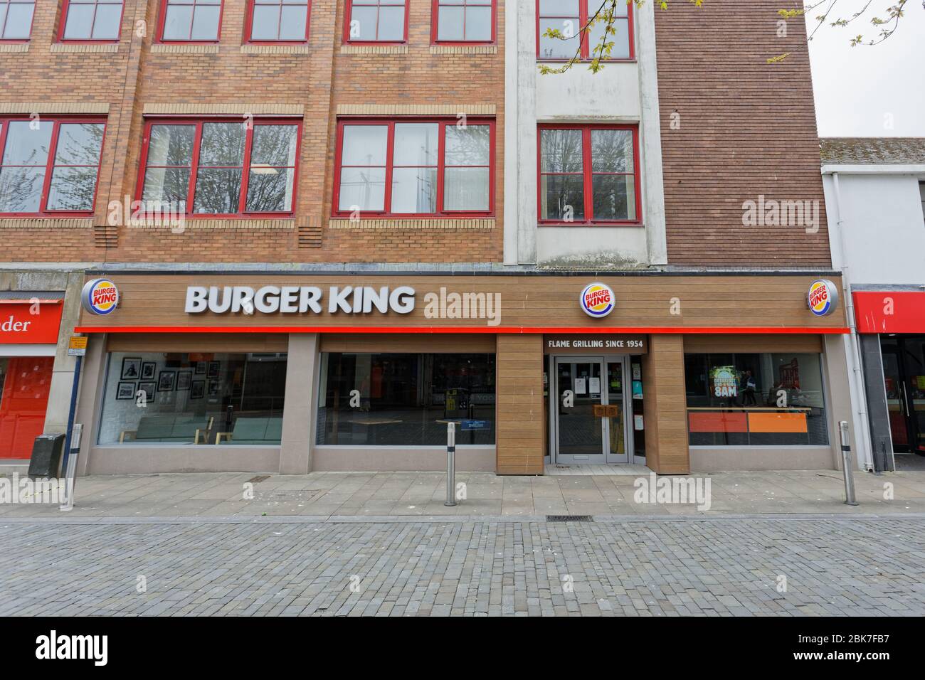 Burger King in Union Street Stock Photo