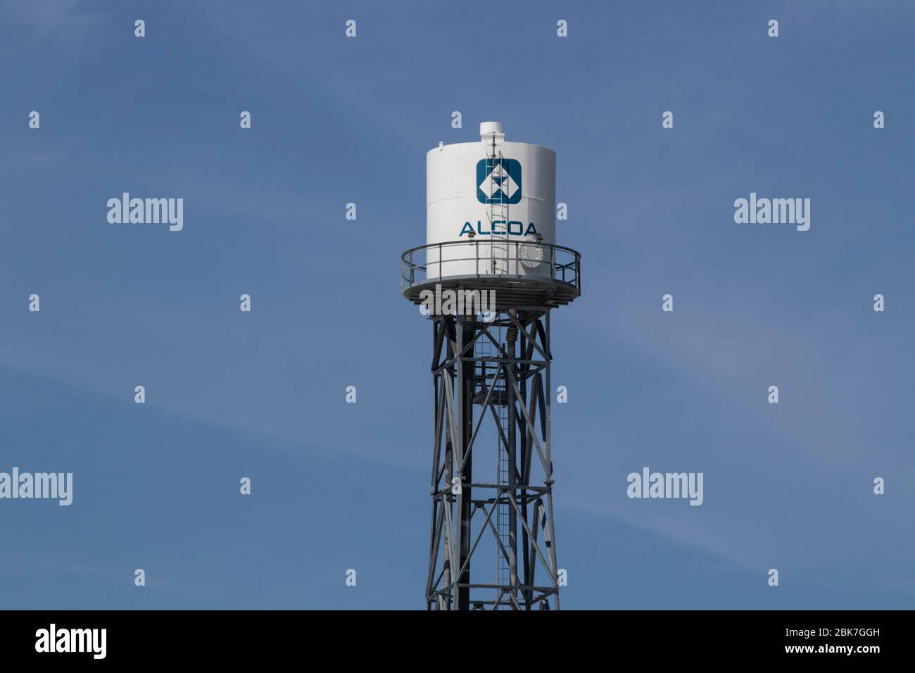 Lafayette - Circa May 2020: Alcoa legacy signage. Alcoa is the world's ...