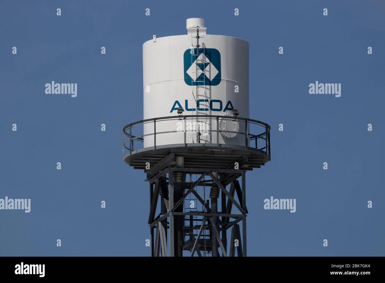 Lafayette - Circa May 2020: Alcoa legacy signage. Alcoa is the world's ...