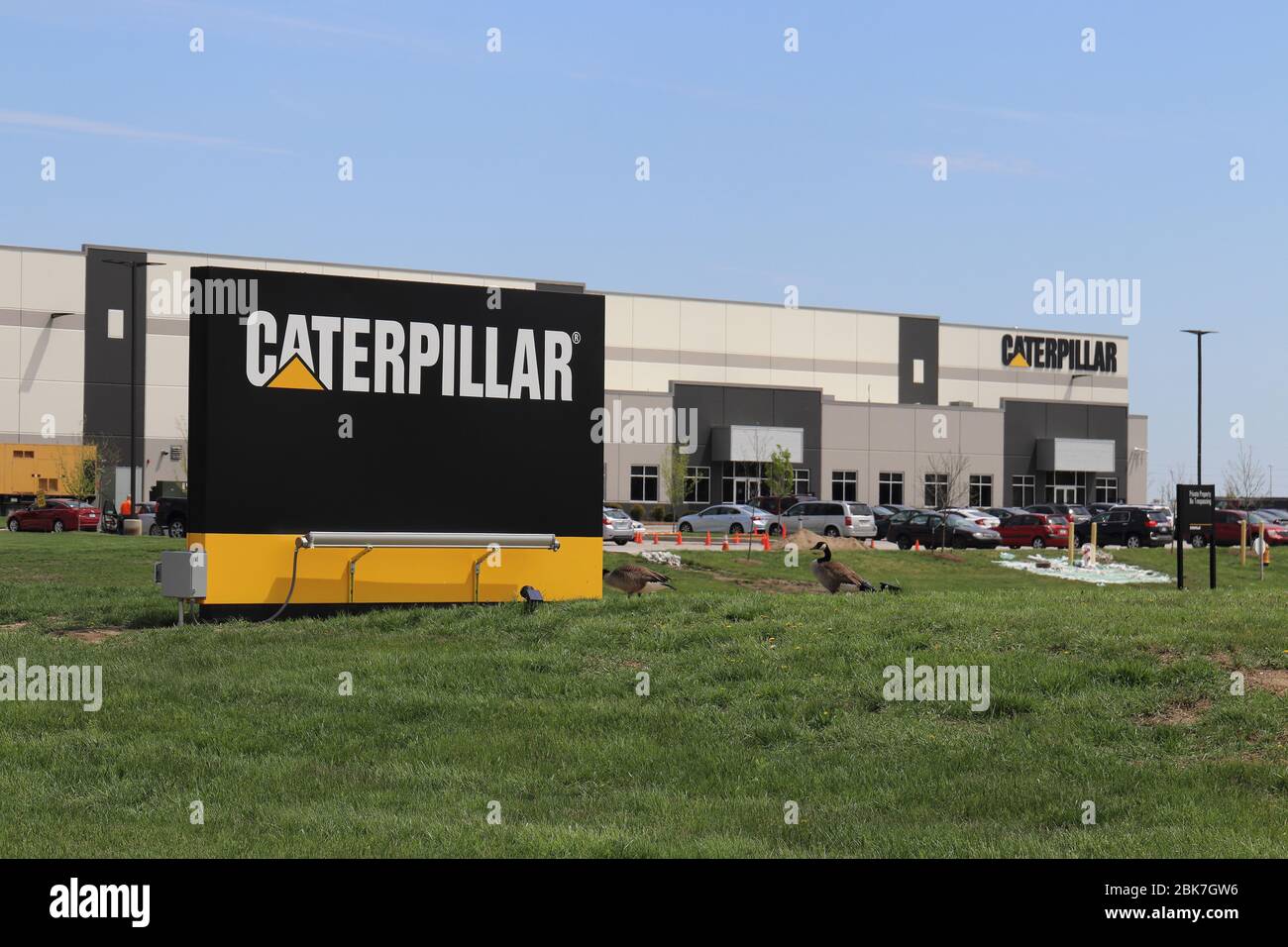 Lafayette Circa May 2020 Caterpillar Logistics Service Center. Cat