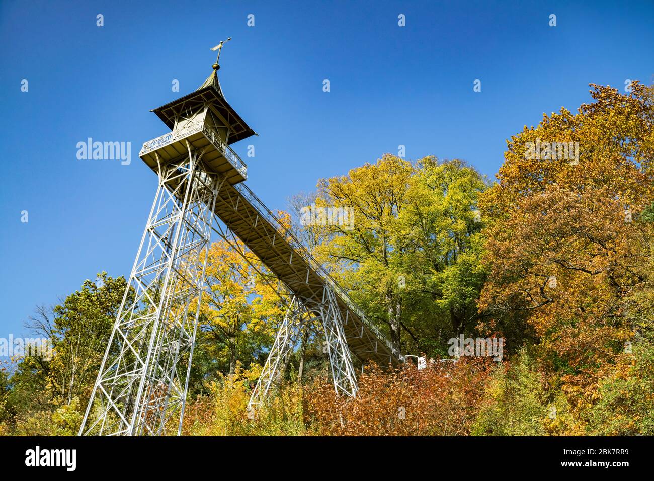 Autumn scenery at Saxon Switzerland Stock Photo