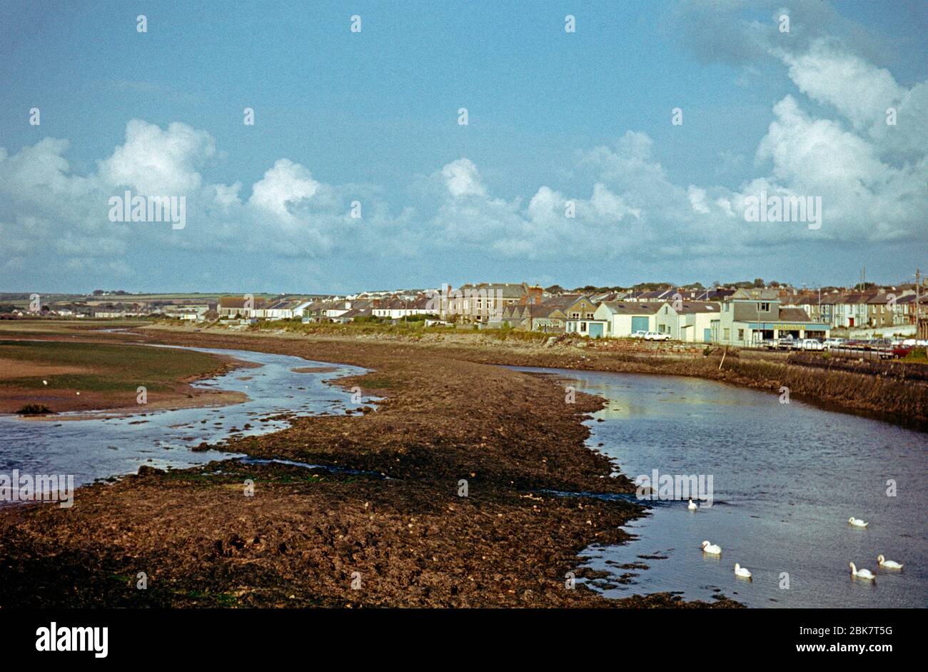 Copperhouse Pool, June 26, 1981, Hayle, Cornwall, Great Britain Stock