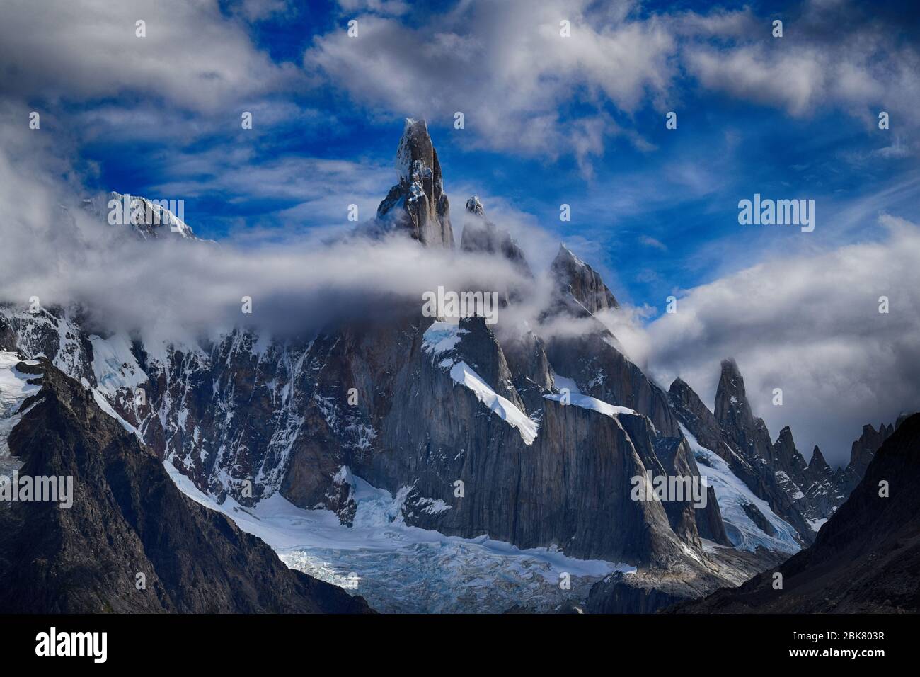 Cerro Torre in Patagonia (Argentina) Stock Photo