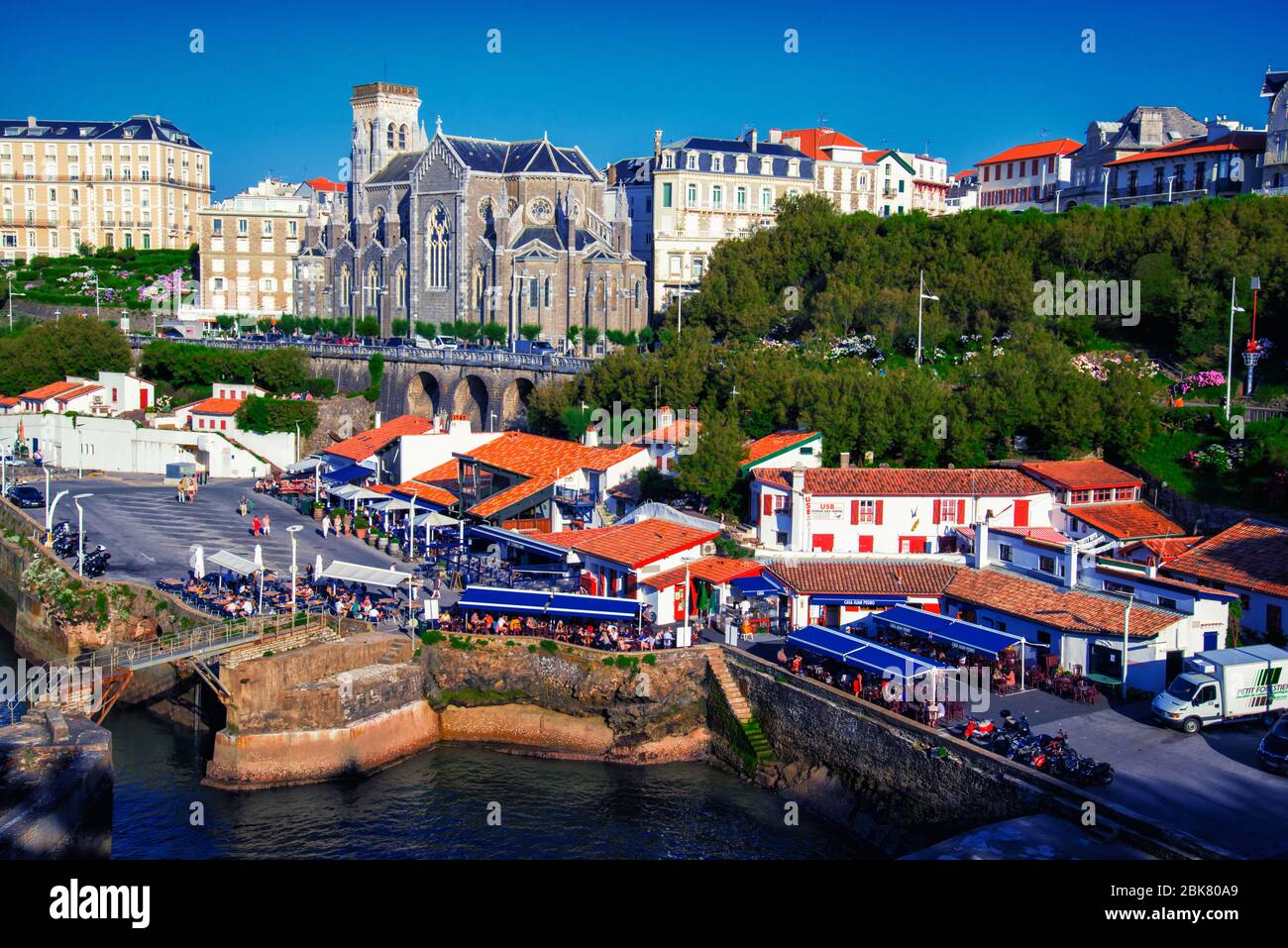 Port de Pecheurs, Biarritz, France Stock Photo