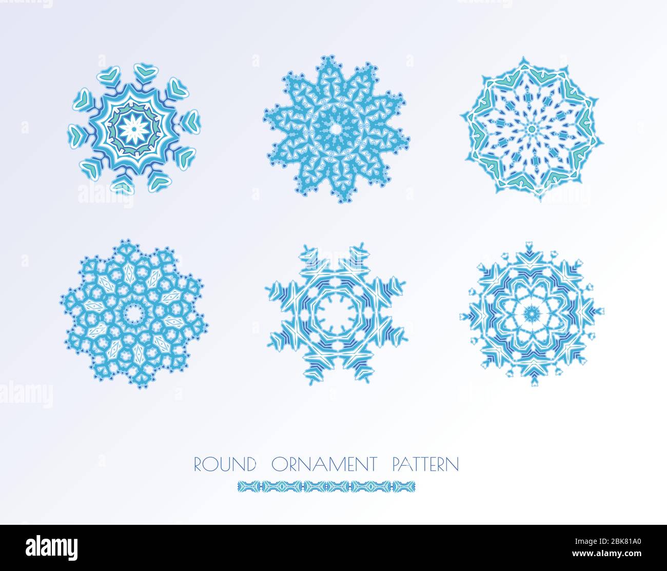 Involution Pattern Ornament Pattern of circular ornaments. Vector art illustration Stock Vector ...