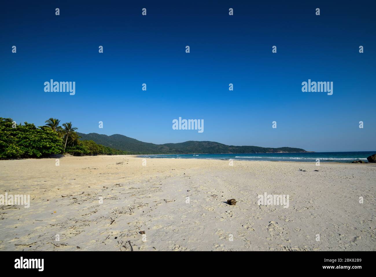 Beach at Ilha Grande in Brazil Stock Photo