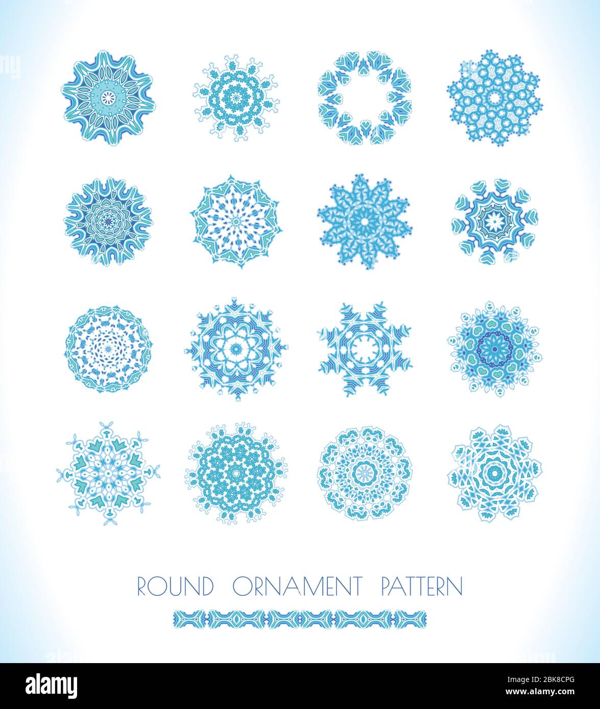 Involution Pattern Ornament Pattern of circular ornaments. Vector art illustration Stock Vector ...