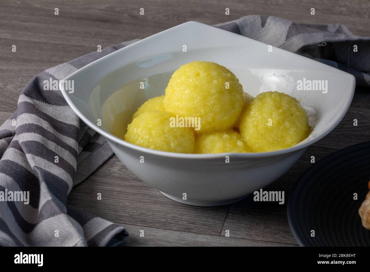 Homemade German Potato Dumplings Stock Photo Alamy